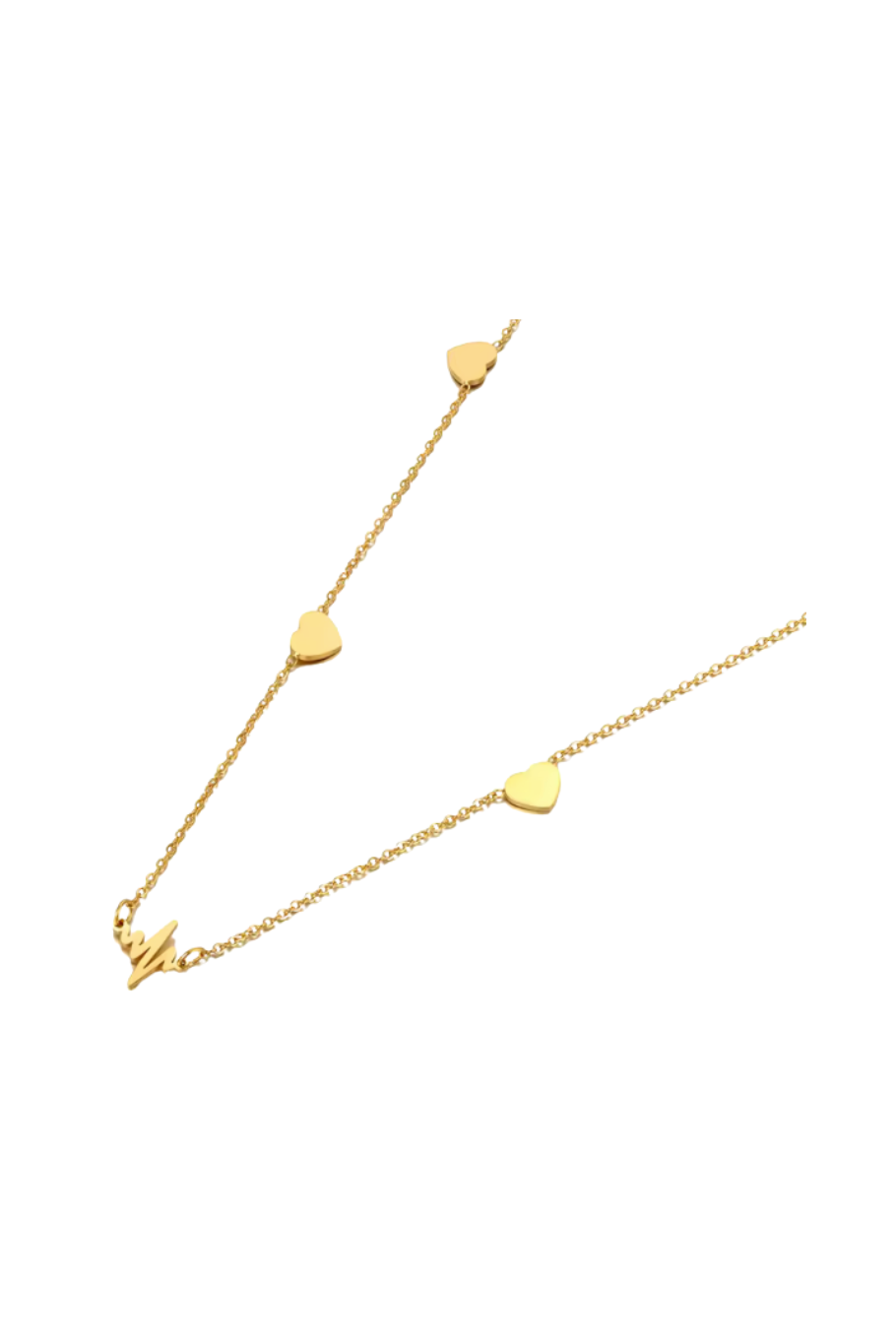 Small heartbeat necklace