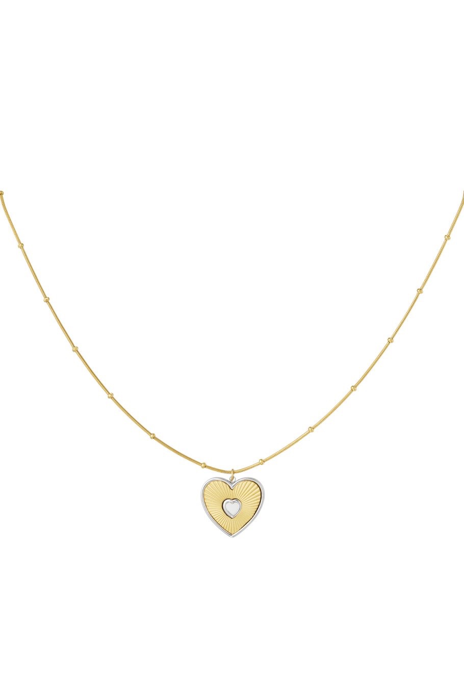 DUBBLE HEART NECKLACE