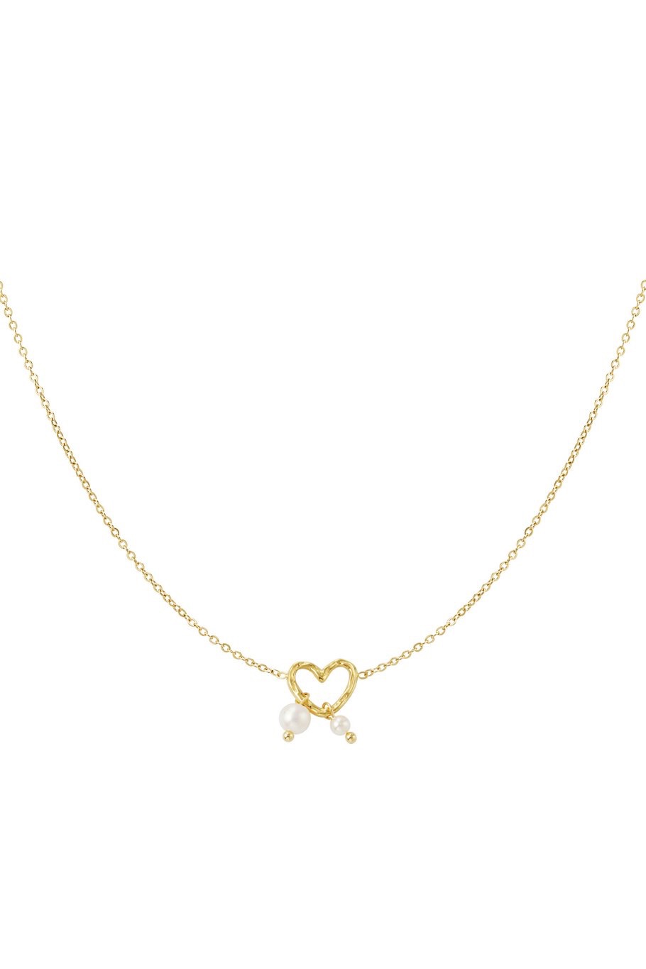 PEARL HEART NECKLACE