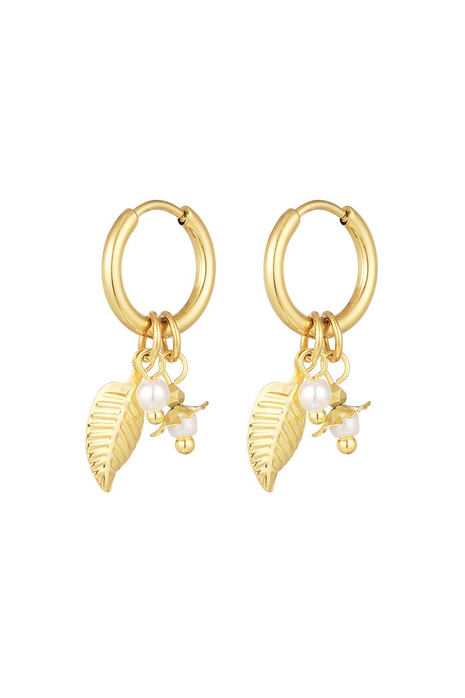 PEARL FLOWER OORBELLEN