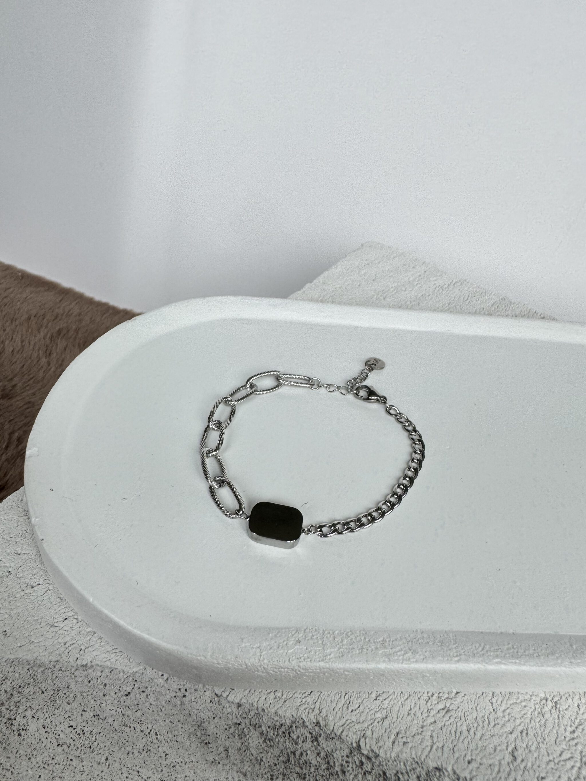GRAVEERBARE ARMBAND SLUITING ZILVER - Afbeelding 2