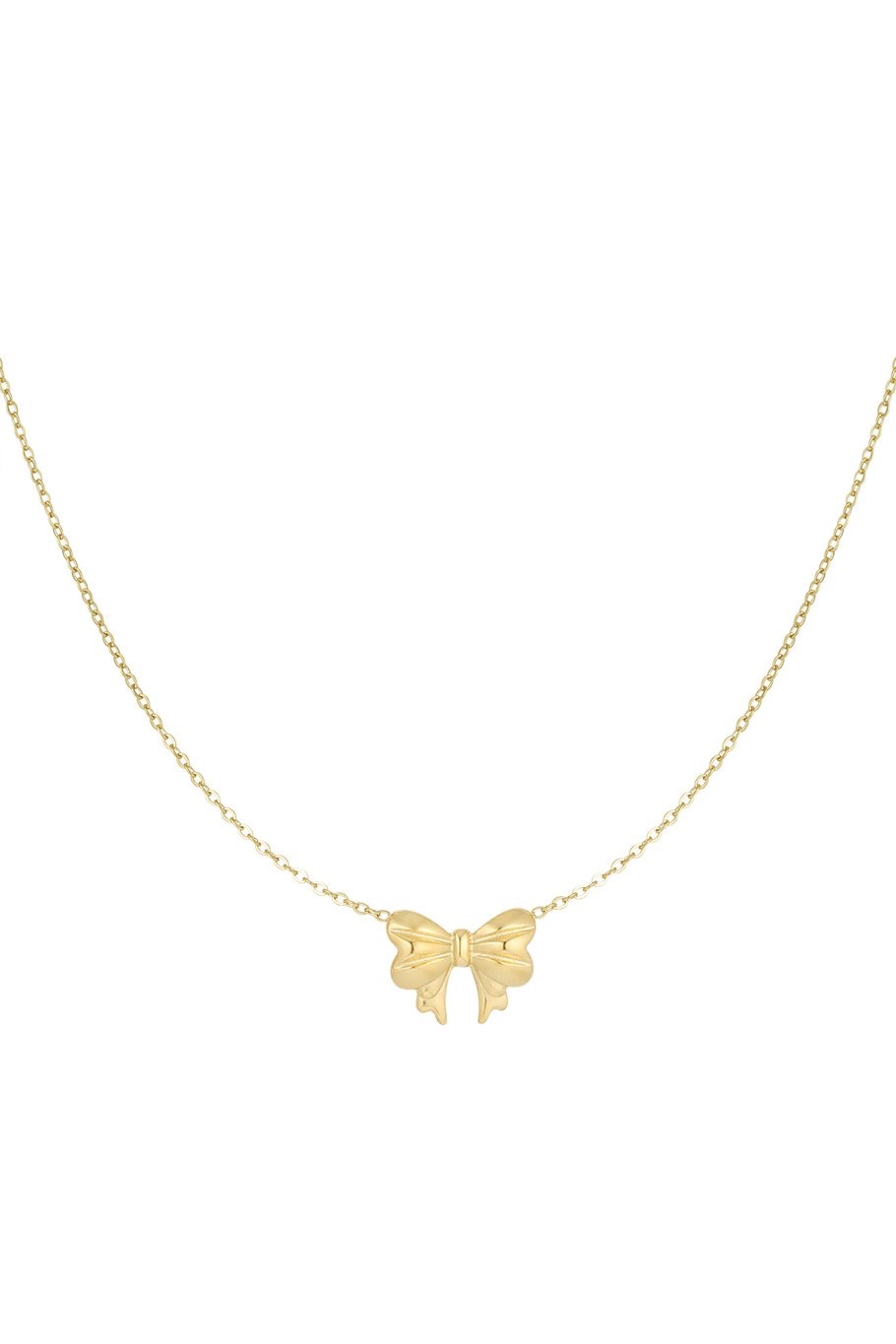 Thin Bow Necklace