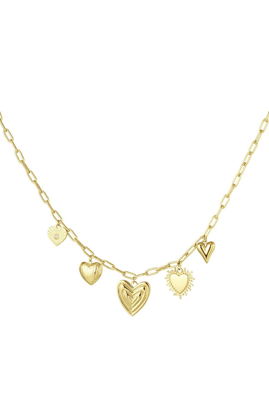 Charm Hearts Necklace