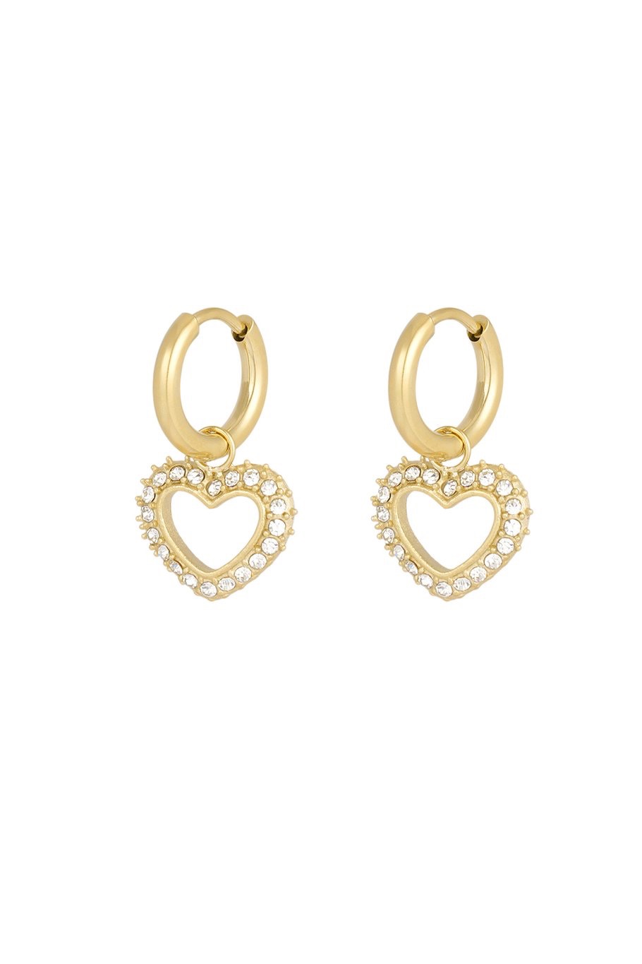 Love diamond earrings