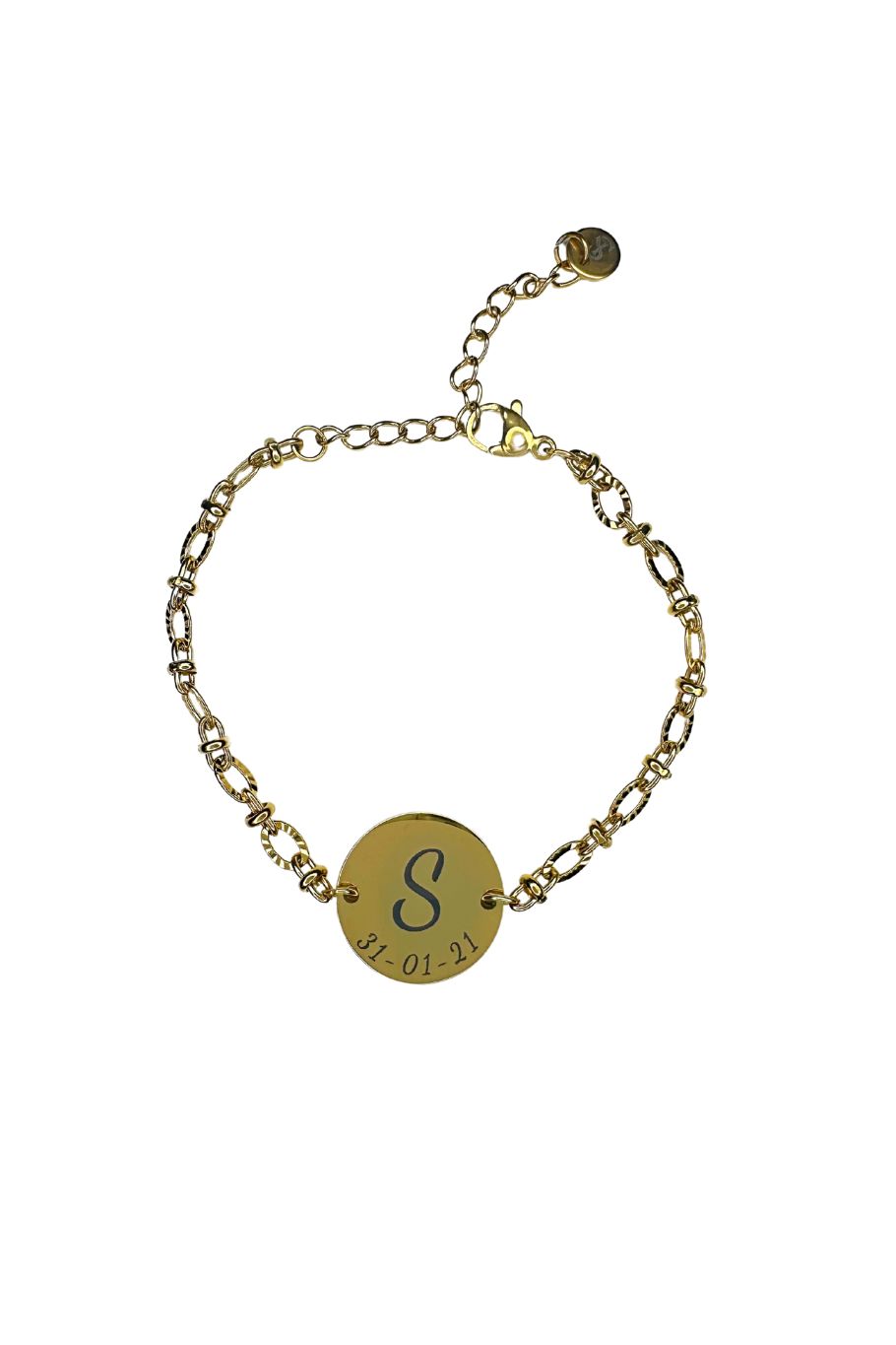 Initial Date Bracelet